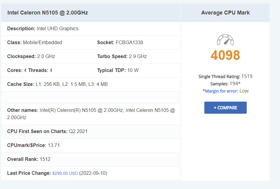 passmark 045b9